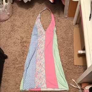 Princess Polly Multicolor Halter Dress